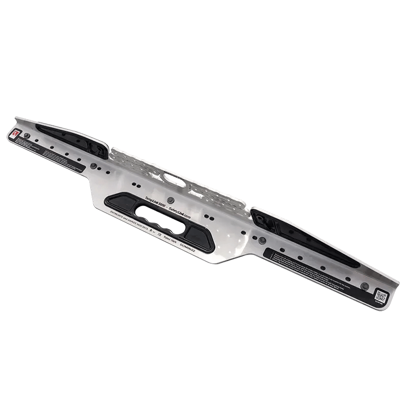 Temporary sheet metal roof anchor