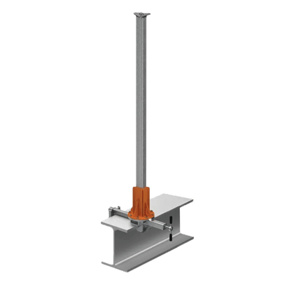 Post I Anchor post for temporary static line setup