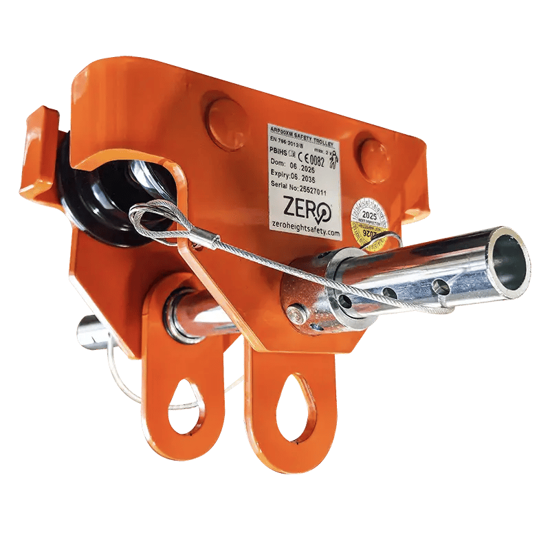 Rolling anchor trolley 