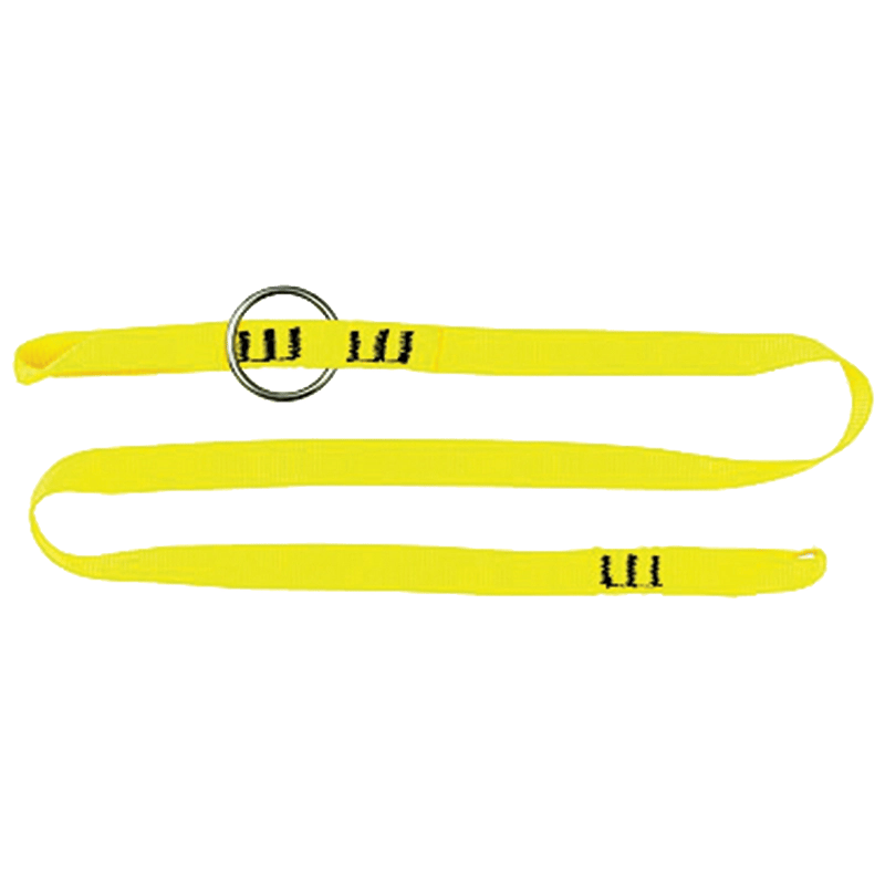 Elasticated webbing chainsaw lanyard