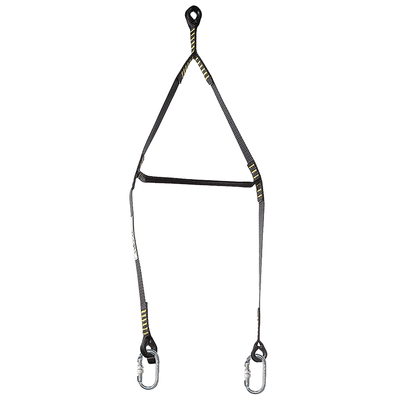 Spreader bar with carabiners   