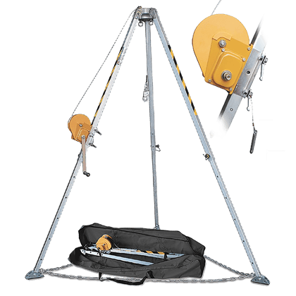 APEX Descend Aluminium tripod with winch