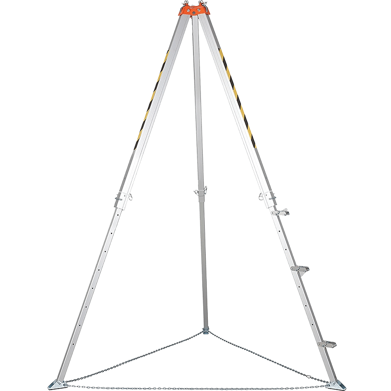 Aluminium tripod stand with integrated pulley & chain
