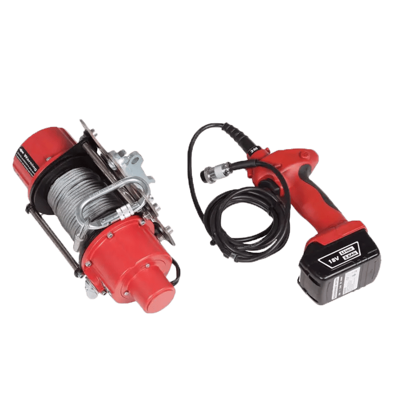 Cable battery powered Winch