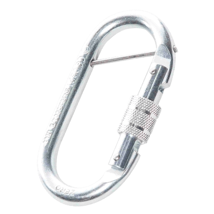Ox Pin Screw gate oval carabiner