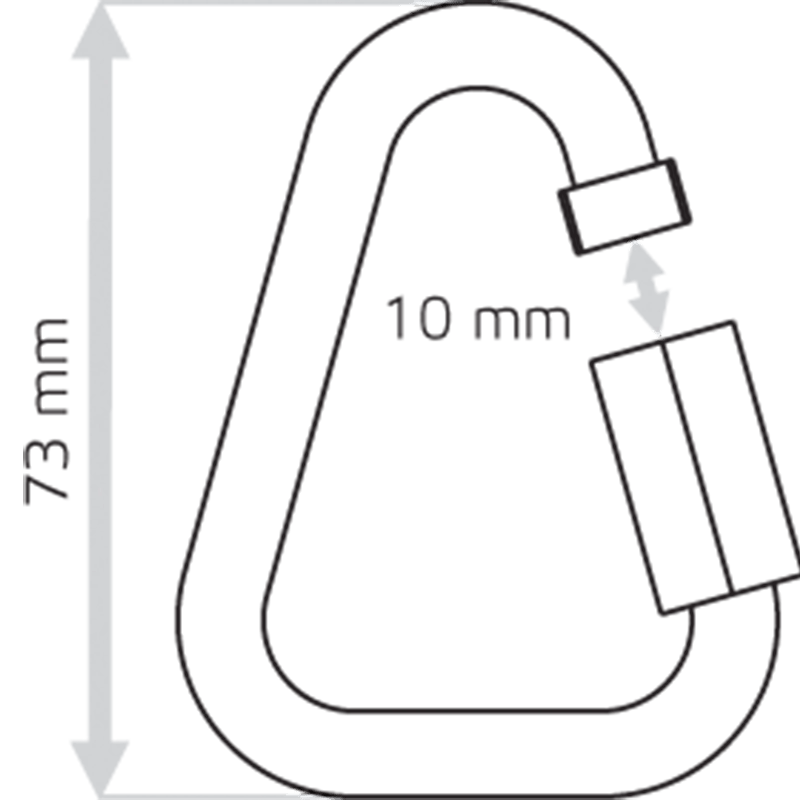 Delta carabiner