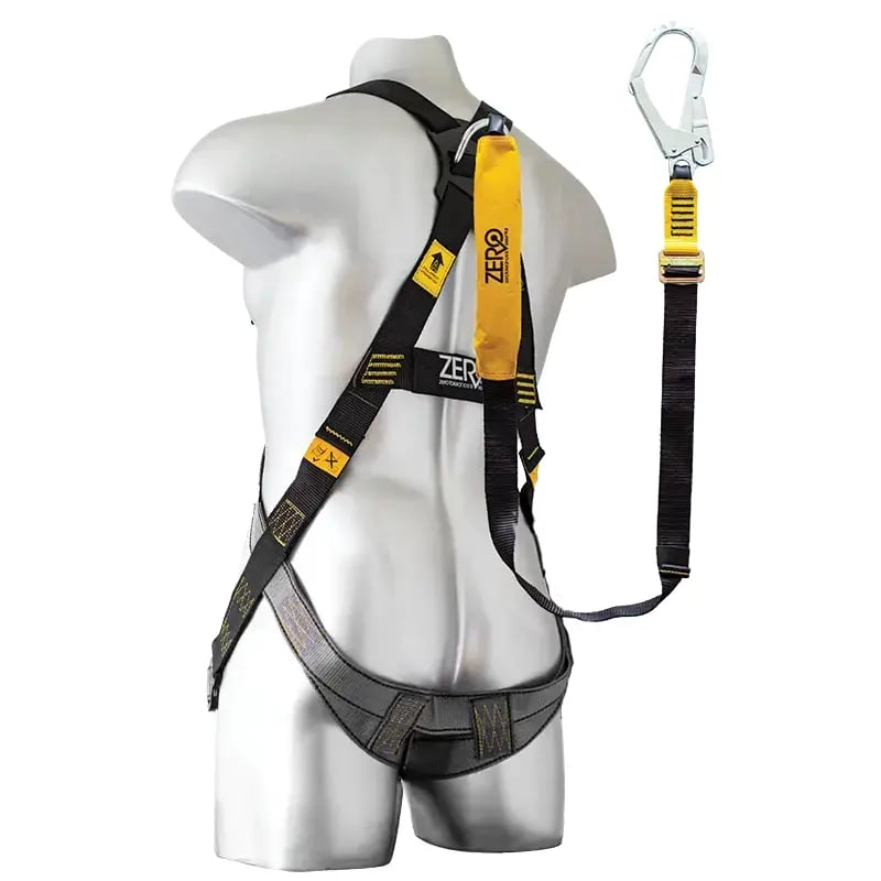 Harness / adjustable lanyard set
