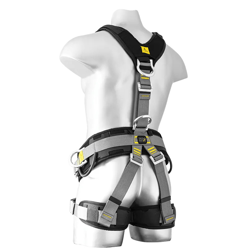 Abseil and fall arrest harness