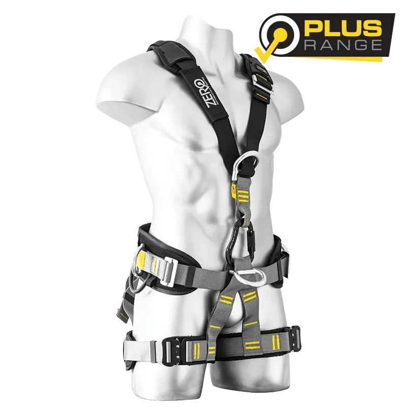 Abseil and fall arrest harness