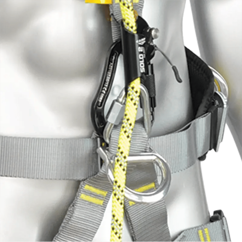 Abseil and fall arrest harness