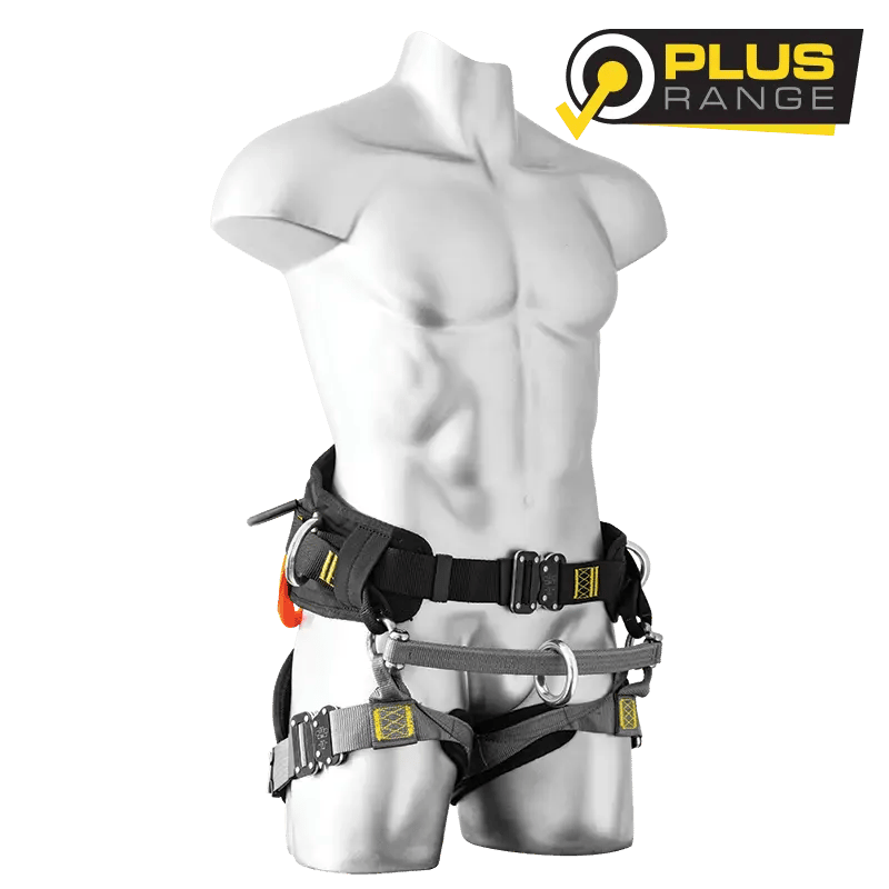 Professional tree work harness 