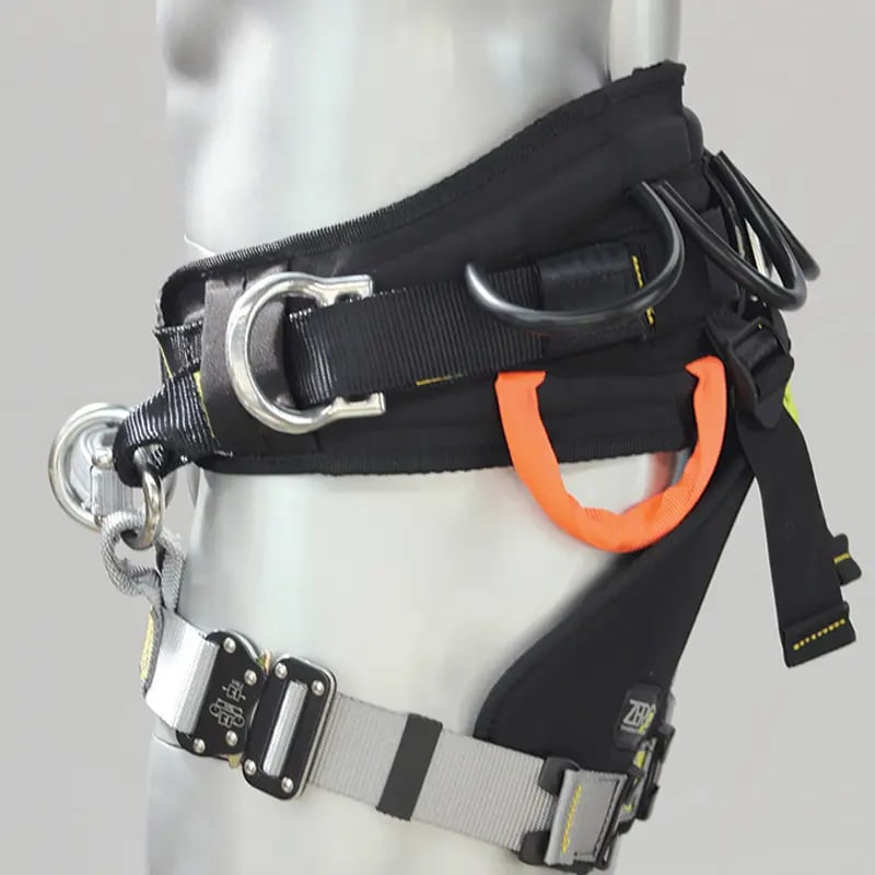 Professional tree work harness 