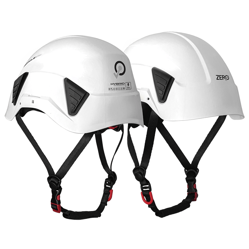 Multi-impact tested helmet with electrical protection