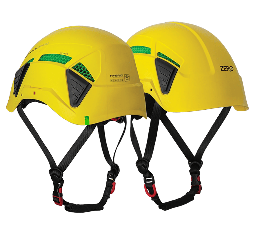 Vented multi-impact tested helmet with Integrated Koroyd