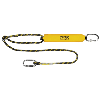Lasso Single adjustable rope lanyard with carabiners