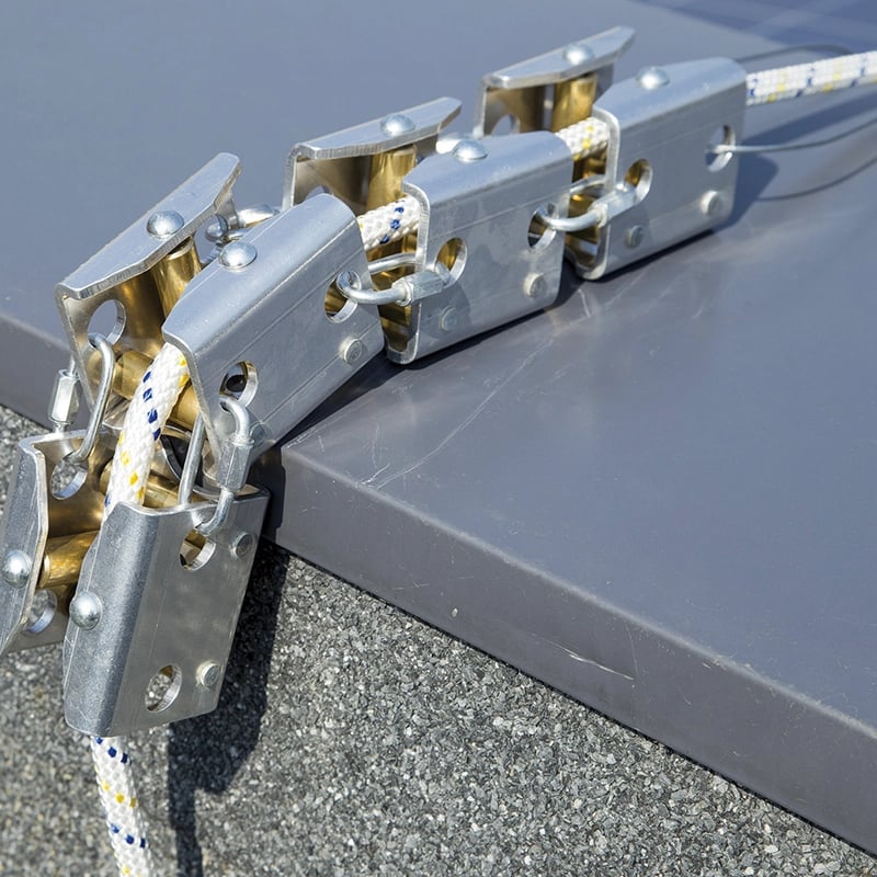 Flexible 4-module roller edge protector  