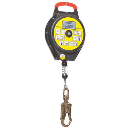 BlockMaxS Retractable Self-locking cable fall arrest device / Stainless steel cable