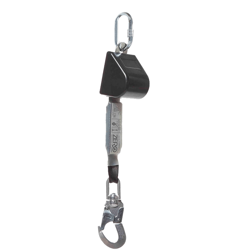 Self-retracting webbing lifeline