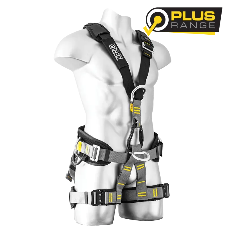 Abseil and fall arrest harness