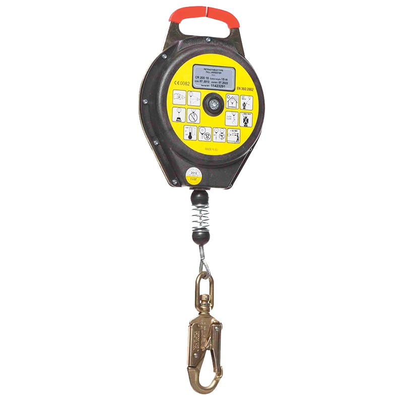 Retractable Self-locking cable fall arrest device / Stainless steel cable